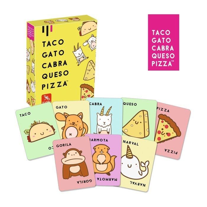 Taco gato cabra queso pizza