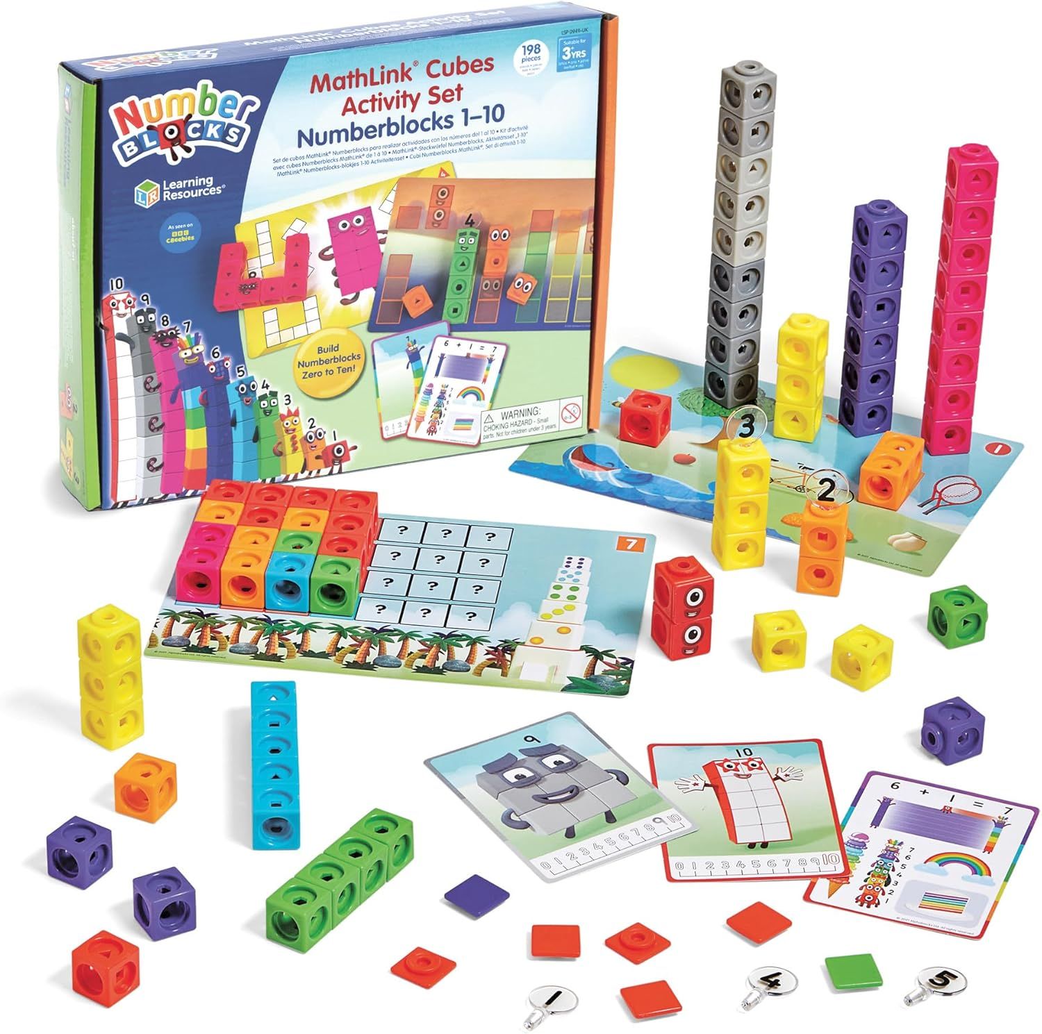 Mathlink Cubes Numerblocks 1-10 Activity Set - Imagen 7