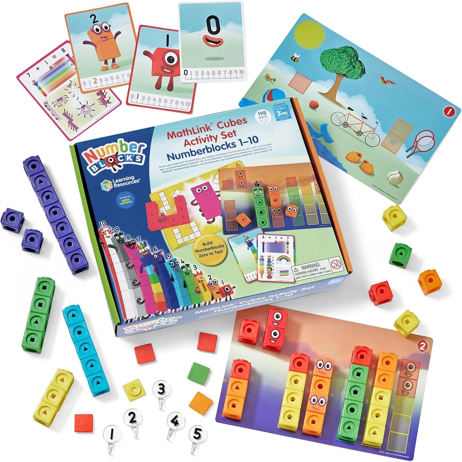 Mathlink Cubes Numerblocks 1-10 Activity Set - Imagen 5