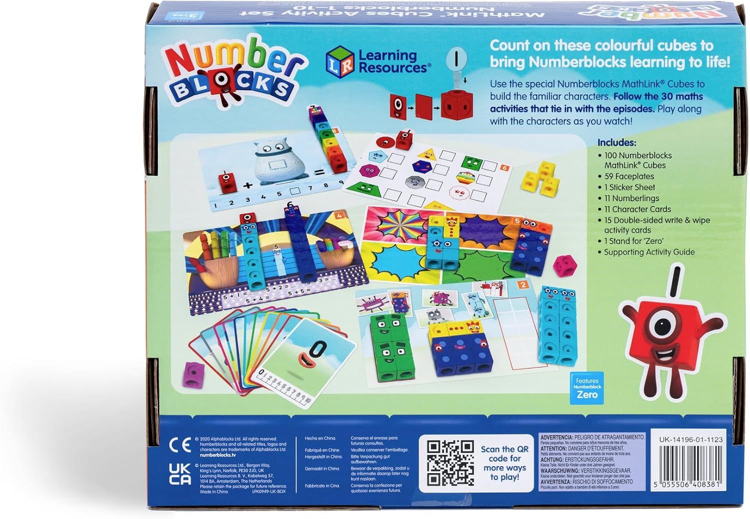 Mathlink Cubes Numerblocks 1-10 Activity Set - Imagen 4