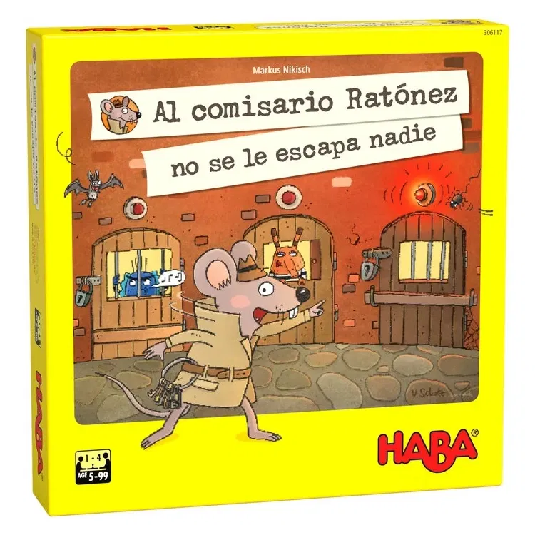 Al Comisario Ratonez no se le escapa nadie - Educateka, juegos de mesa, educativos y papelería