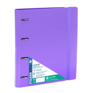 Carpebloc Pp Foam Style 4 Anillas 35mm 100h 4sep Sobre Violeta