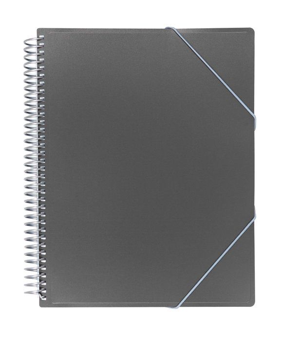 Carpeta 20 Fundas Archivex Metalizada Sobre Gris