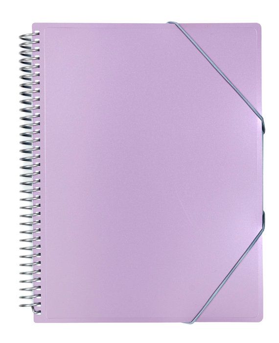 Carpeta 20 Fundas Archivex Metalizada Sobre Malva