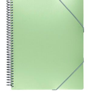 Carpeta 20 Fundas Archivex Metalizada Sobre Verde