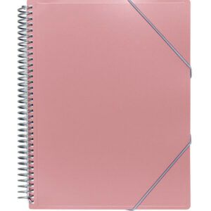 Carpeta 20 Fundas Archivex Metalizada Sobre Rosa