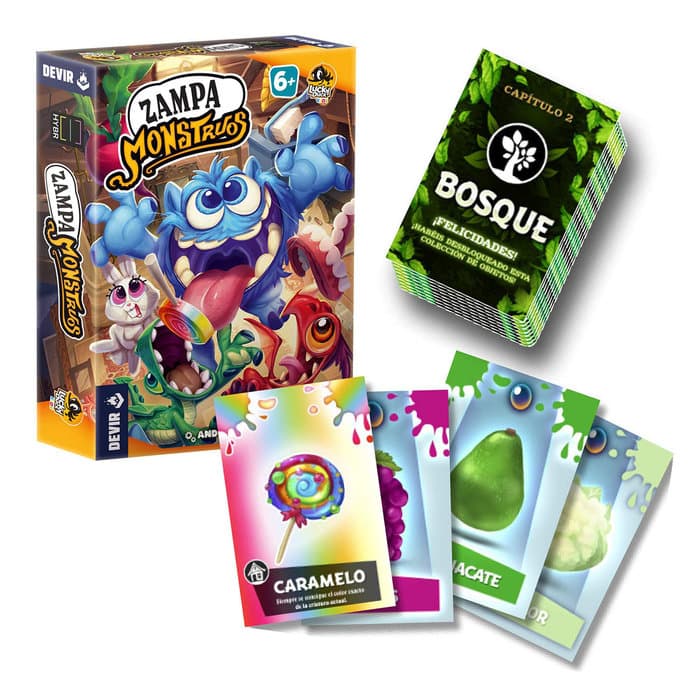 Zampa Monstruos (Junior) - Educateka, juegos de mesa, educativos y papelería