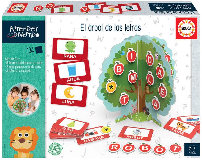 El árbol de las letras - Educateka, juegos de mesa, educativos y papelería