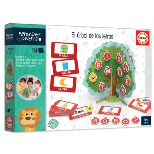 El árbol de las letras - Educateka, juegos de mesa, educativos y papelería