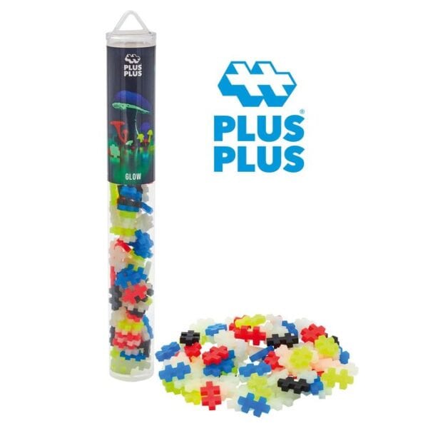 Plus plus tubo brilla en la oscuridad - Educateka, juegos de mesa, educativos y papelería