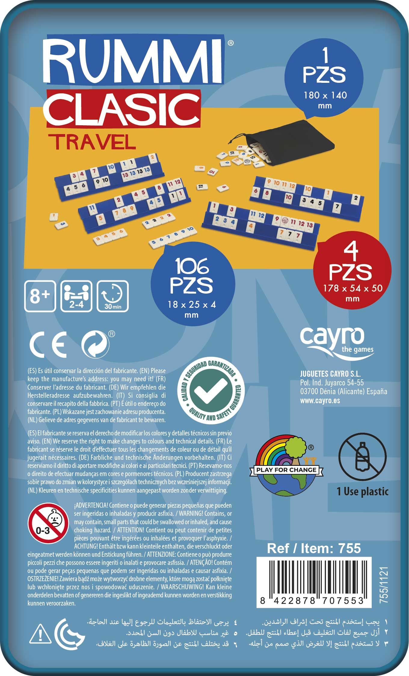 Rummiclasic Travel Metal Box - Imagen 3