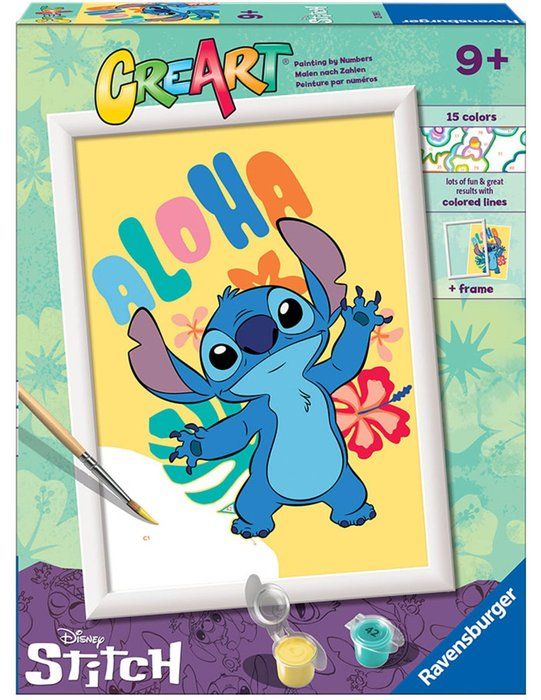 CreArt Stitch Pintar por números - Educateka, juegos de mesa, educativos y papelería