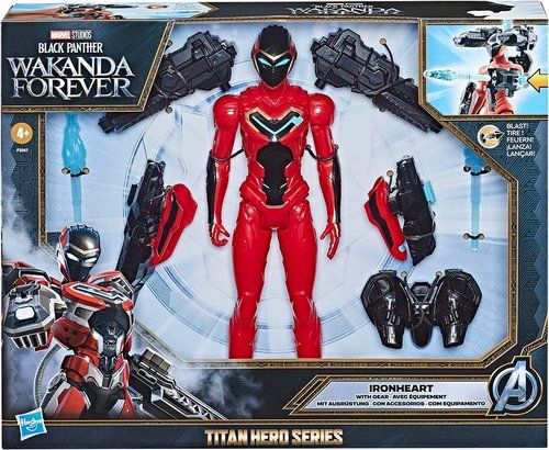 Figura Wankanda Forever Titan con Blaster - Educateka, juegos de mesa, educativos y papelería