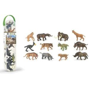 Box mini figuras mamíferos prehistóricos - Educateka, juegos de mesa, educativos y papelería