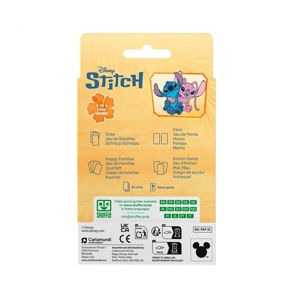 Baraja de cartas infantil Shuffle Stitch - Imagen 3
