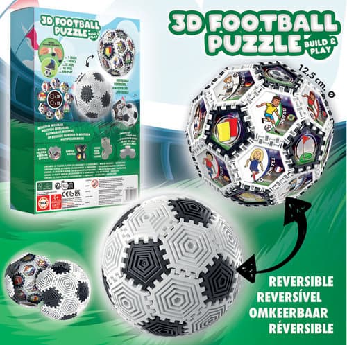 Puzzle Educa 3d Futbol - Imagen 2