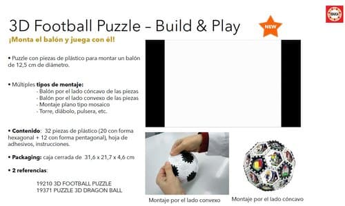 Puzzle Educa 3d Futbol - Imagen 5