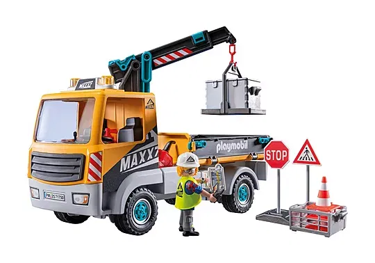 Camión de construcción con grúa (Playmobil 71750) - Imagen 6