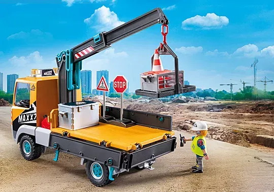 Camión de construcción con grúa (Playmobil 71750) - Imagen 5