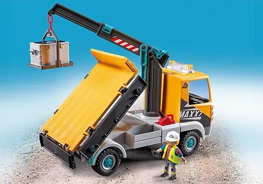 Camión de construcción con grúa (Playmobil 71750) - Imagen 4