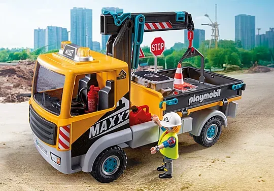 Camión de construcción con grúa (Playmobil 71750) - Imagen 3