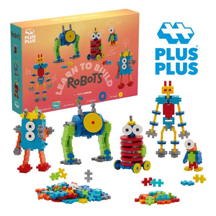 Learn To Build: Robots - 250 Piezas Plus-plus - Imagen 2