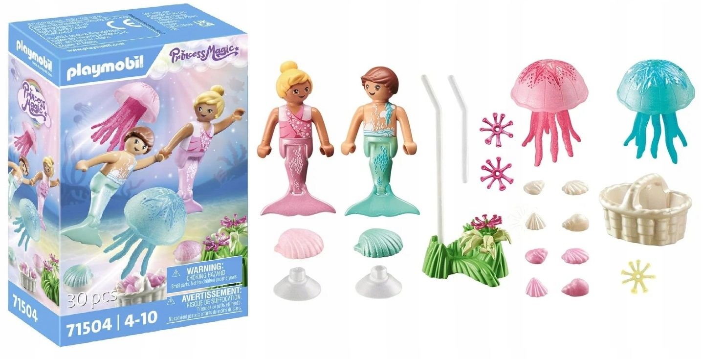 Playmobil Sirenas Infantiles Con Medusas - Imagen 2
