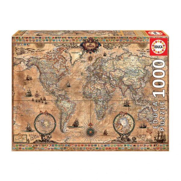 Puzzle 1.000 Piezas Mapamundi