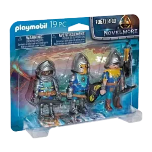 Set de 3 Caballeros de Novelmore (Playmobil 70671)