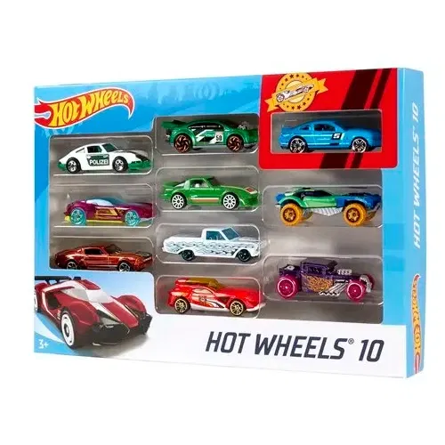 Coches Hot Wheels Pack 10 surtido - Educateka, juegos de mesa, educativos y papelería