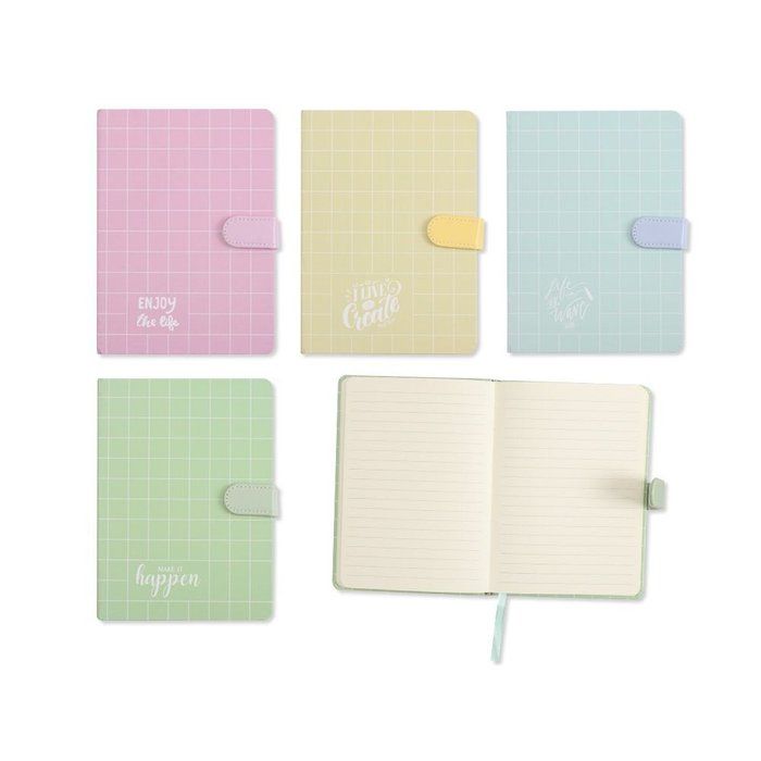 Libreta cierre magnético cuadros - Educateka, juegos de mesa, educativos y papelería