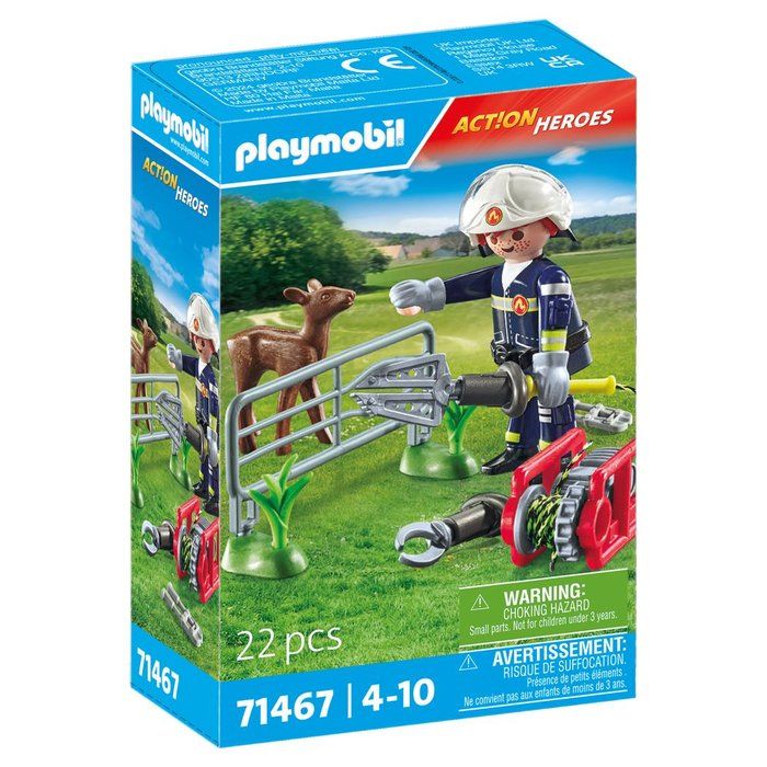 Playmobil misión bomberos: rescate animal - Educateka, juegos de mesa, educativos y papelería