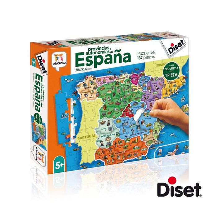 Provincias de España - Educateka, juegos de mesa, educativos y papelería