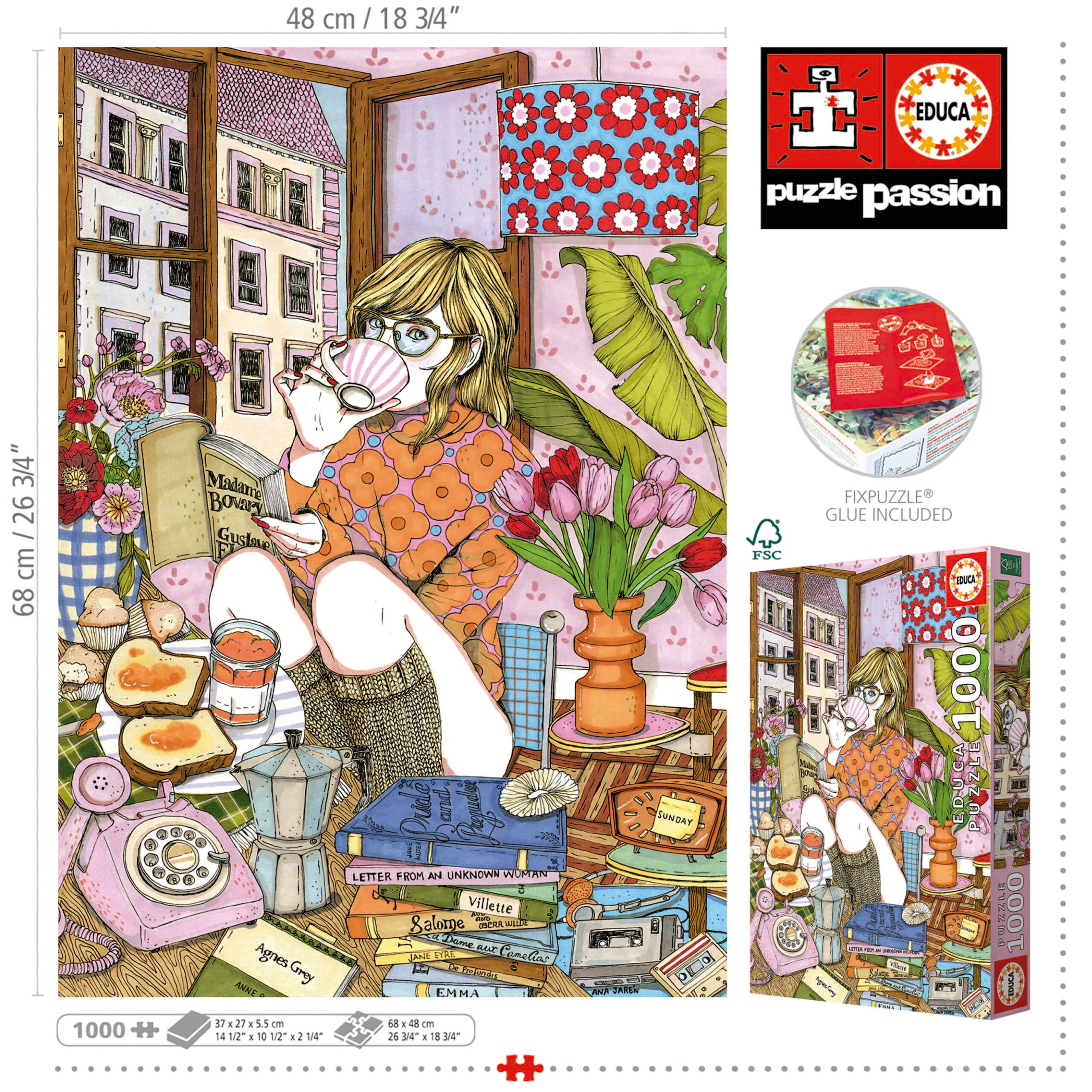Puzzles De 1000 Piezas - Tiempo Para Mí, Ana Jarén - Imagen 2