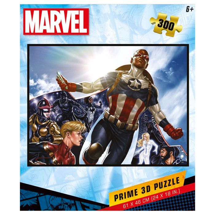 Puzzle Marvel 3D Lenticular 300 Piezas - Imagen 3