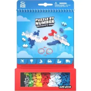 Plus Plus Activity Pad- Trasnporte 125pcs - Educateka, juegos de mesa, educativos y papelería
