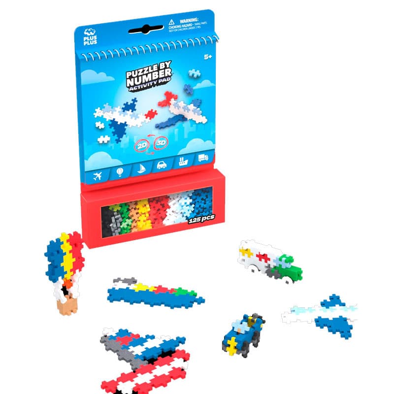 Plus Plus Activity Pad- Trasnporte 125pcs - Imagen 2