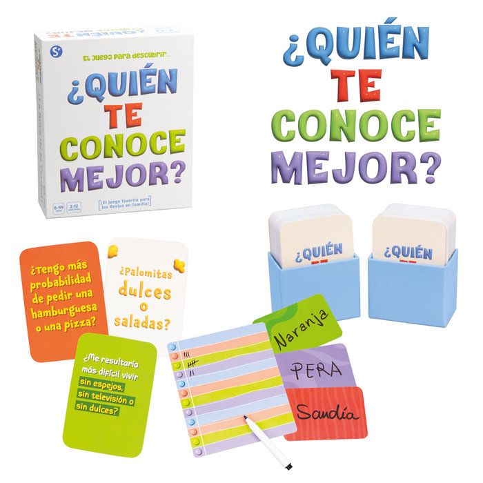 ¿Quién te conoce mejor? - Educateka, juegos de mesa, educativos y papelería