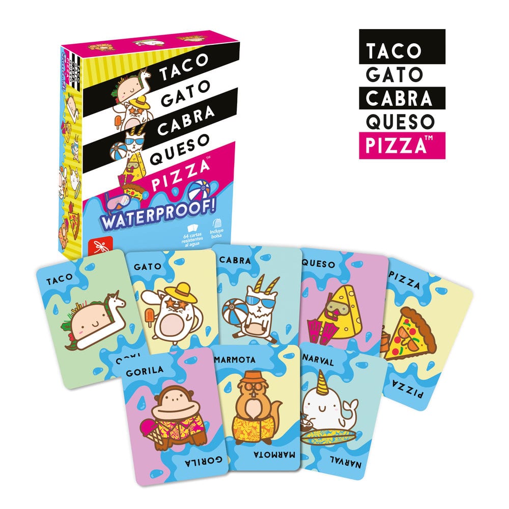 Taco, Gato, Cabra, Queso, Pizza - Waterproof - Imagen 2
