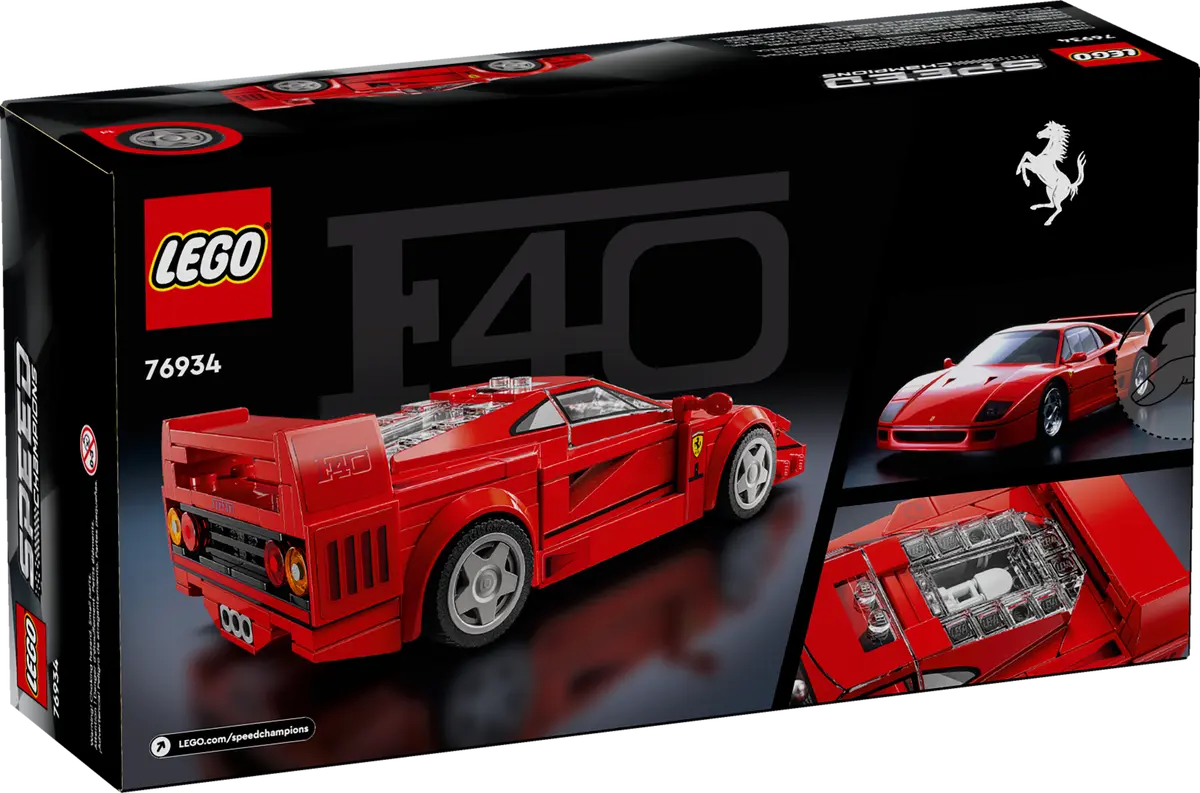 Supercoche Ferrari F40 (Lego 76934) - Imagen 7