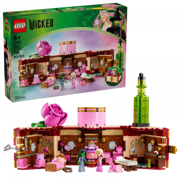 Dormitorio de Glinda y Elphaba (Lego 75683 Wicked)