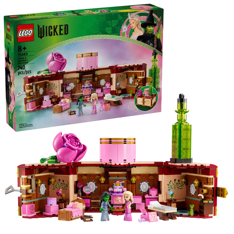 Dormitorio de Glinda y Elphaba (Lego 75683 Wicked)