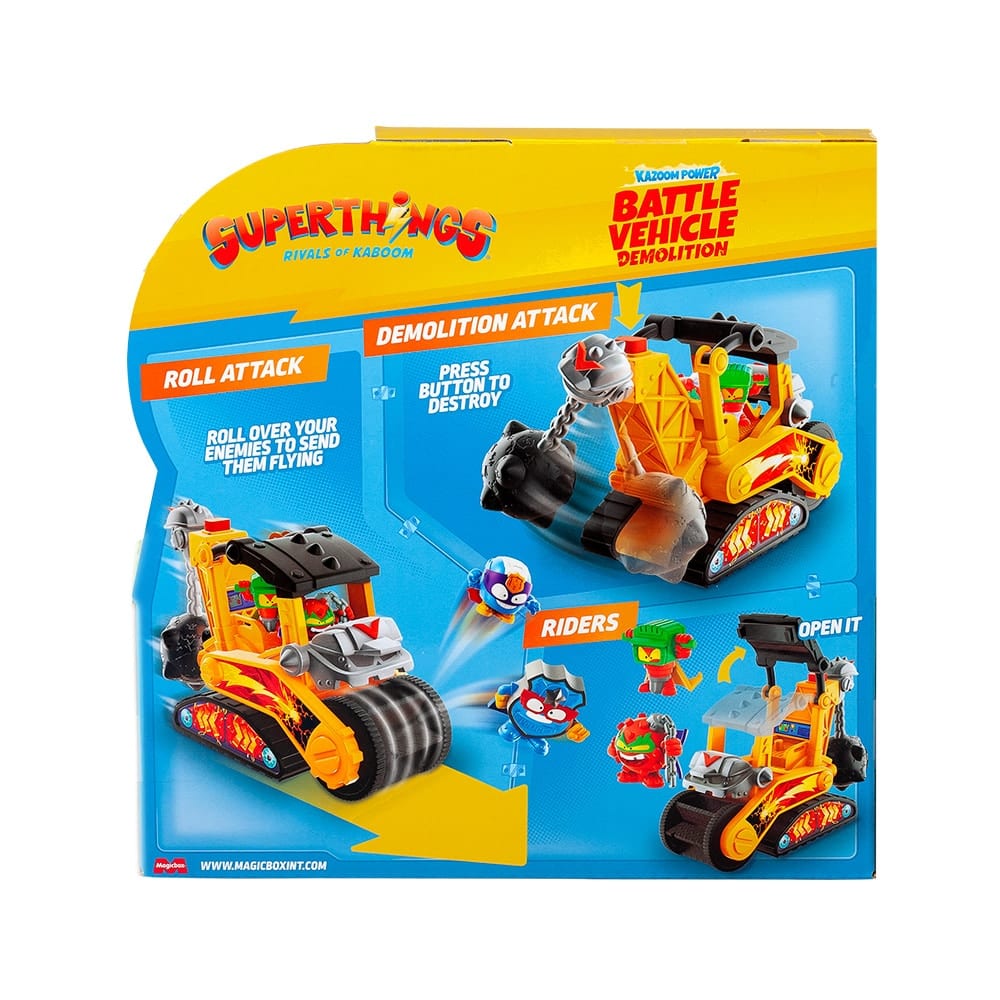 Superthings - Kazoom Power Warrios Battle Vehicles: Demolition - Imagen 3