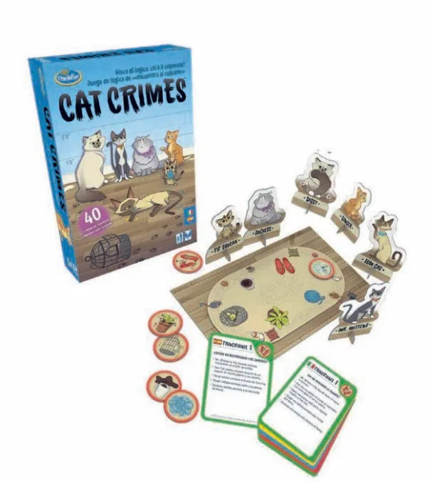 Cat Crimes - Educateka, juegos de mesa, educativos y papelería