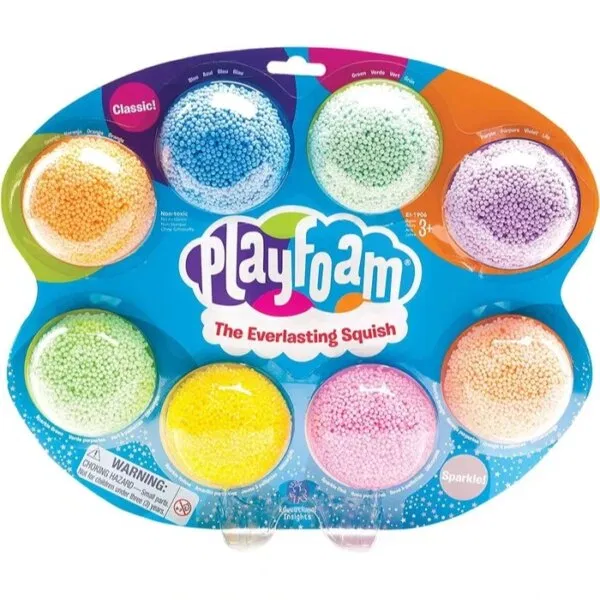 PlayFoam set 8 colores - Educateka, juegos de mesa, educativos y papelería