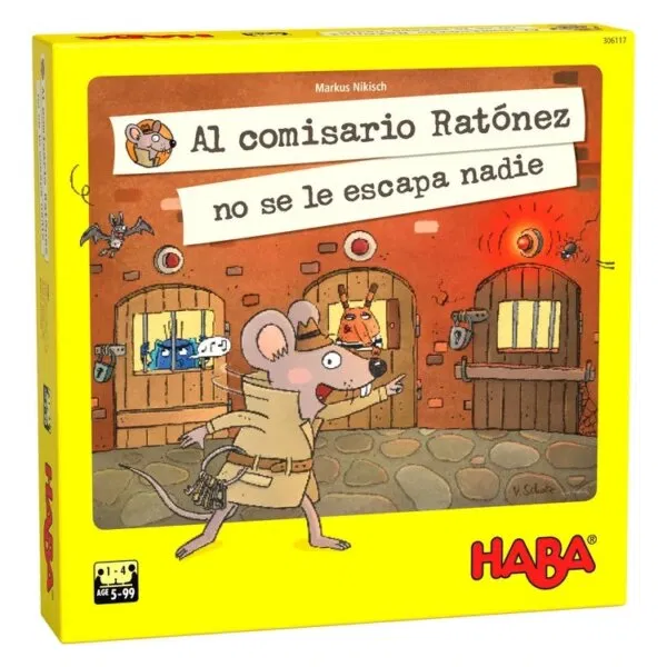 Al Comisario Ratonez no se le escapa nadie - Educateka, juegos de mesa, educativos y papelería