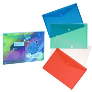 Sobre Polipropileno Din A3 Solapa Con Velcro Cristal