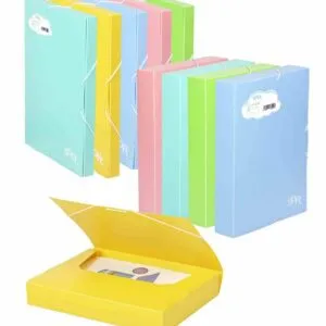 Carpeta Proyectos Soft Pp Con Goma Lomo 2,5cm Rosa Pastel