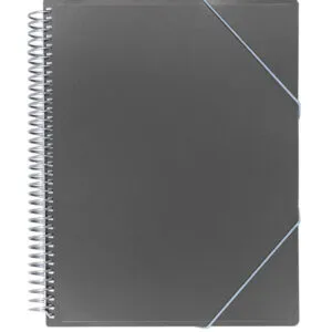 Carpeta 20 Fundas Archivex Metalizada Sobre Gris