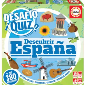 Desafio Quiz Descubrir España - Educateka, juegos de mesa, educativos y papelería